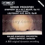 Symphony No.4 in C major Op 112 (revised version)/Lieutenant Kijé Suite Op 60 (BIS Audio CD)