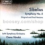 Symphony No.5 Original & Final Version (BIS Audio CD)
