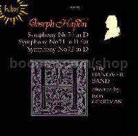 Symphonies No.s 70-72 (Hyperion Audio CD)