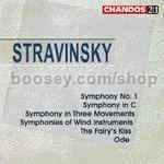The Essential Stravinsky: Ode, Symphony No.1 in E flat Op. 13 etc. (Chandos Audio CD)