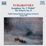 Symphony No.3/The Tempest (Naxos Audio CD)