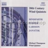 20th Century Wind Quintets (Naxos Audio CD)