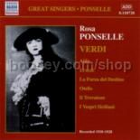Rosa Ponselle Sings Verdi (Naxos Audio CD)