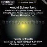 Verklärte Nacht/String Quartet No2/Chamber Symphony No.1 (BIS Audio CD)