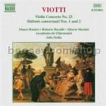 Violin Concerto No23/Sinfonie Concertanti (Naxos Audio CD)
