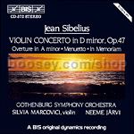 Violin Concerto, Op. 47/Overture in A minor/Menuetto/In memorian, Op. 59 (BIS Audio CD)
