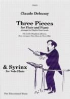 Three Pieces (Flute & Piano) & Syrinx (solo Flute)