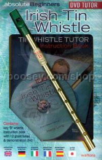 Absolute Beginners Irish Tin Whistle (Book & DVD)