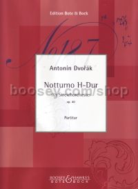Notturno for Strings Op. 40 (Full score)