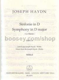 Symphony Dmaj Le Matin Violin 2