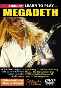 Learn To Play . . . Megadeth (Lick Library series) DVD