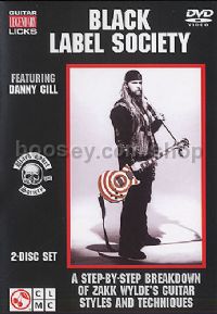 Black Label Society guitar Legendary Licks DVD
