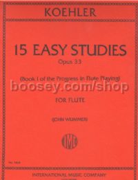15 Easy Studies Op. 33 Progress in Flute Playing vol.1