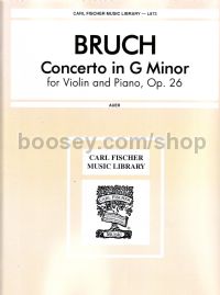 Violin Concerto Op. 26 Violin/Piano
