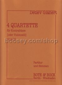Vier Quartette (4 Double Basses)