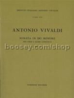 Sonata in C Minor, RV 53 (Oboe & Basso Continuo)