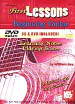 First Lessons Guitar Notes/solos (Book & CD/DVD)