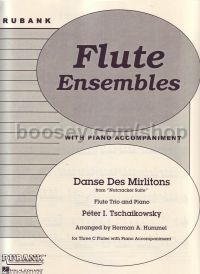 Dance of the Mirlitons (Nutcracker Op. 71) 3 Flute & Piano