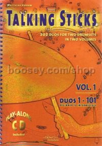 Talking Sticks vol.1 (eng) Drum Duets (Book & CD)