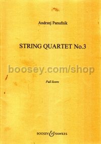 String Quartet 3 (Full Score)