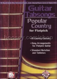 Guitar Tabsongs Popular County For Flatpick