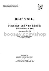 Magnificat & Nunc Dimittis in Bb