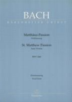 St. Matthew Passion, BWV 244b (Vocal Score)