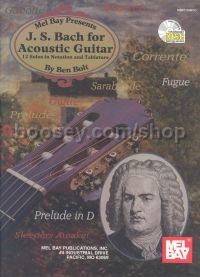 Bach For Acoustic Guitar (Book & CD) Bolt