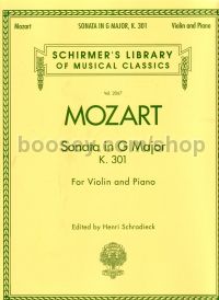 Sonata K301 G Schradieck violin & Piano
