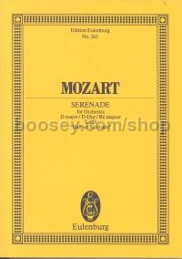Serenade No.7 in D Major, K 250 (Violin & Orchestra) (Study Score)