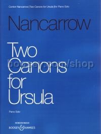 Two Canons for Ursula (Piano)
