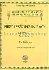 First Lessons In Bach complete piano