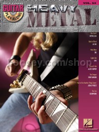 Guitar Play-Along Series vol.54: Heavy Metal (Bk & CD)