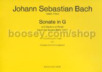 Sonata in G à 2 Claviers et Pedal BWV 1027 - Organ