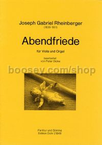 Abendfriede op. 156/10 - Viola & Organ