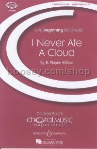 I Never Ate A Cloud (Unison Voices & Piano)