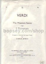 Miserere Scene (il Trovatore) Vocal Duet (key: Ab)
