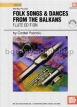 Folk Songs & Dances From The Balkans for Flute (Book & CD)