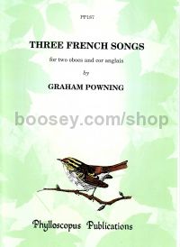 3 French Songs 2 oboe & cor anglais