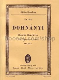 Ruralia Hungarica, Op.32b (Orchestra) (Study Score)