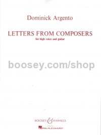 Letters From Composers (High Voice & Guitar)