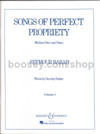 Songs of Perfect Propriety volume one