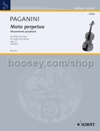 Moto Perpetuo Op. 11 Kreisler Violin/piano