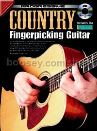 Progressive Country Fingerpicking Guitar (Book & CD)