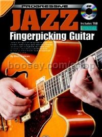 Progressive Jazz Fingerpicking Guitar (Book & CD)