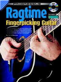 Progressive Ragtime Fingerpicking Guitar (Book & CD)