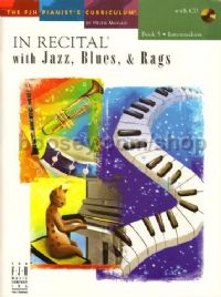 In Recital With Jazz Blues & Rags Book 5 + Cd