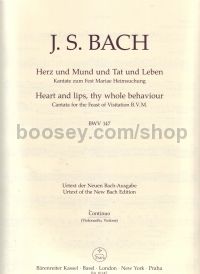 Cantata No 147 Herz Und Mund Und Tat Und Leben (BWV 147) Cello/Double Bass Part