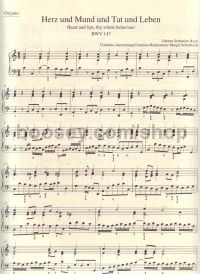 Cantata No 147 Herz Und Mund Und Tat Und Leben (BWV 147) Organ Part