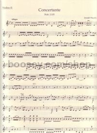 Concertante, Hob.I:105 (Violin II Part)